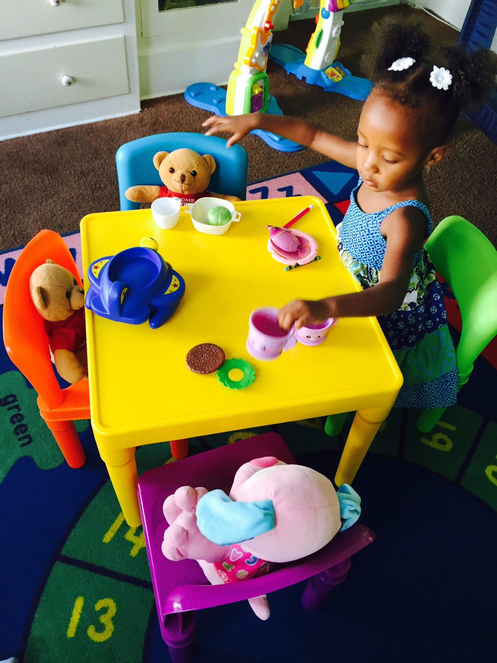 Childcare toys and play area